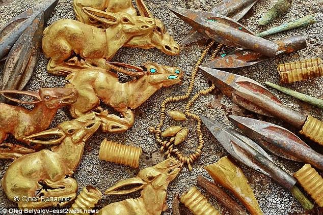 Mohyla v Kazachstánu skrývala zlatý poklad „královské rodiny“ z doby železné